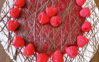 No-Bake Raspberry Cheesecake (THM S, keto, low carb)