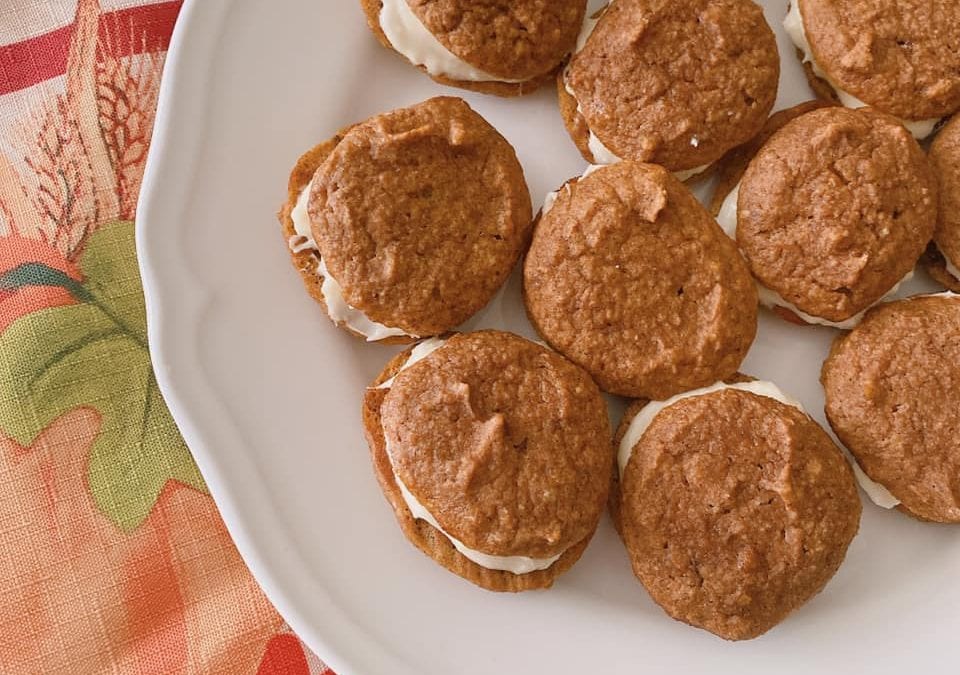 Pumpkin Whoopie Pies (THM S, low carb, keto)