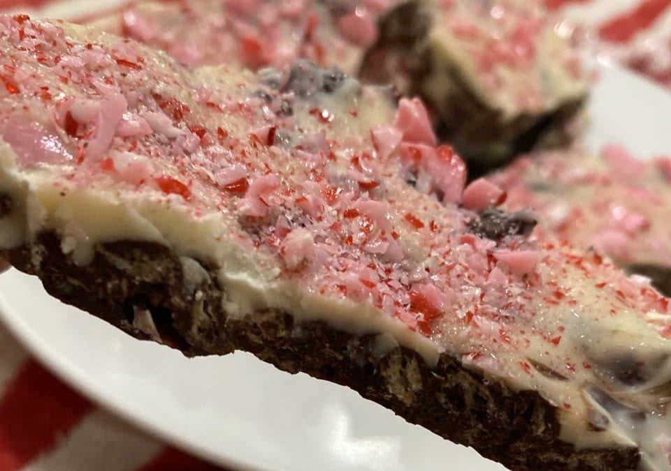 Peppermint Bark Crunch (THM S, low carb, keto)