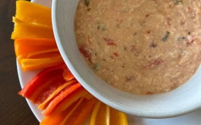 Healthy Nacho Cheese Sauce (THM S, keto, low carb)