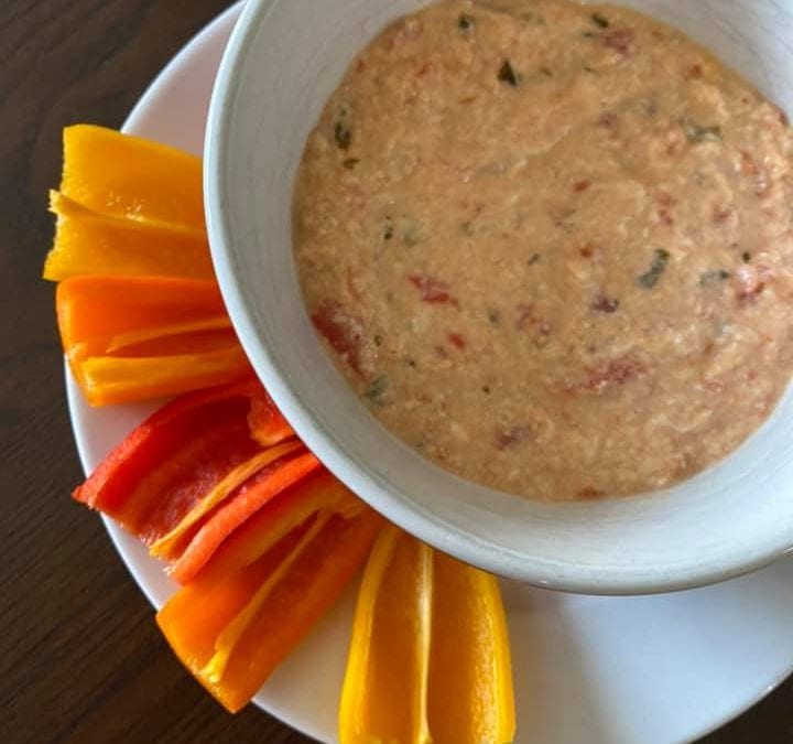 Healthy Nacho Cheese Sauce (THM S, keto, low carb)